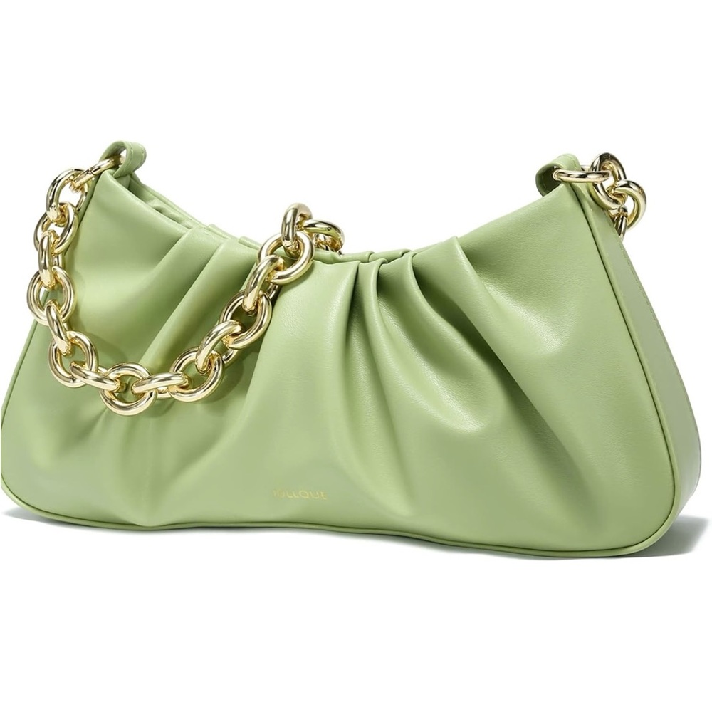 Green Chain Shoulder Bag